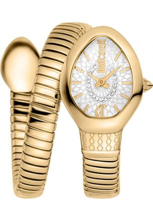 Just Cavalli Womens JC1L371M0025 Ladies Signature Snake Eclisse Watch - Gold - One Size