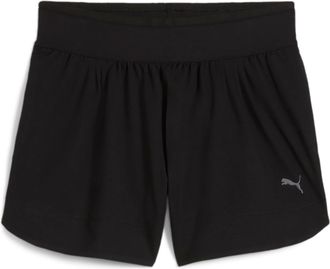 Puma Trainingsshorts PUMA MOVE CLOUDSPUN SHORT, Damen, Gr. XS, N-Gr, schwarz (puma schwarz), Jersey, Obermaterial: 85% Polyester, 15% Elasthan, regular fit