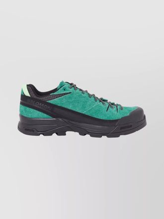 Salomon suede low-top sneakers