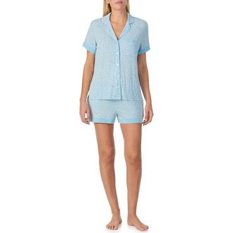 Kate Spade New York print short pajamas in Blue/Heart at Nordstrom, Size X-Large