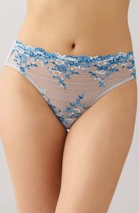 Wacoal Embrace Lace High Cut Briefs in Micro Chip at Nordstrom Rack, Size Xx-Large