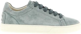 Tod's Cassetta Sneakers - Heren - Sneakers - Blauw - 41 EU - Leer - Schoenen