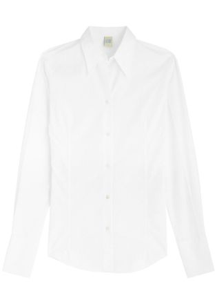 Flore Flore Flore Flore Giulia Cotton Shirt - White - S (UK8-10 / S)