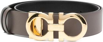 Ferragamo Cinture Grigio, Nero-Donna