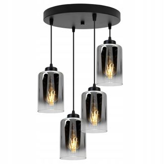 OEM L&aacute;mpara Colgante Moderna Y Elegante Con Pantalla De Cristal