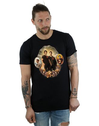 SuperNatural Absolute Cult Supernatural Mens Holy Shrine T-Shirt X-Large Black