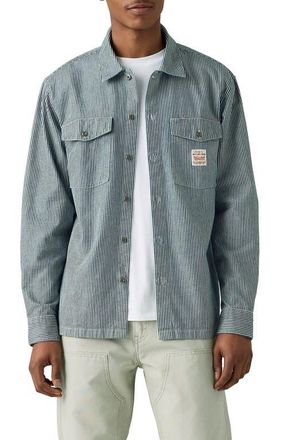 Levi's Stripe Button-Up Work Shirt in Washington Stripe Ii at Nordstrom, Size Xx-Large