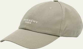Givenchy Mens Givenchy Paris Cotton Embroidered Six-Panel Baseball Cap
