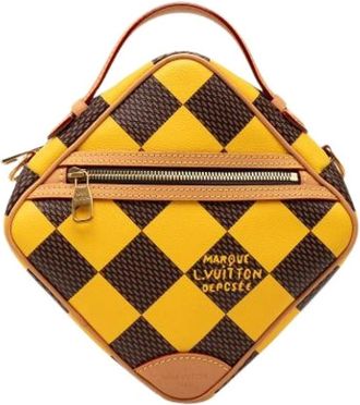 Louis Vuitton Pre-owned Damier Pop Satchel - - Pre-owned - Donna - Giallo - ONE SIZE
