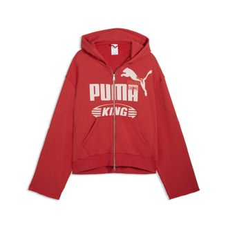 Puma Felpa con cappuccio KING Sportstyle da uomo, Accessori, Rosso, XXL