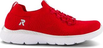 Rieker Schoenen, Dames, Rood, 39 EU, Comfort Slip-On Sneaker