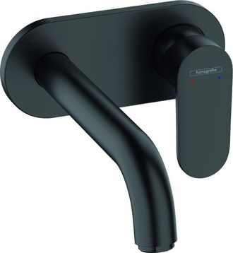 GROHE Hansgrohe - Mezclador De Lavabo Empotrado De Pared Vernis Blend, Ecosmart Negro Mate