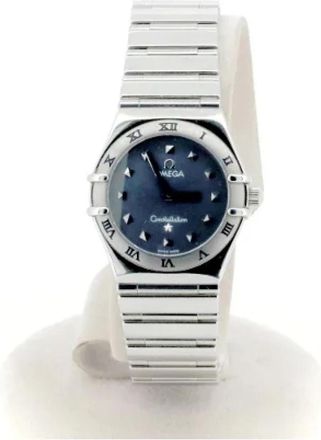 Omega Pre-owned Watches, female, Gray, Size: ONE SIZE Pre-owned Constellation Mini Stainless Steel