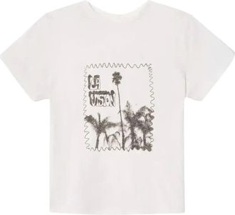 Re/Done Dames, Tops, Wit, Maat: XS Katoen