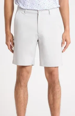 Greg Norman Classic Flat Front Golf Shorts in Shark Grey at Nordstrom Rack, Size 36