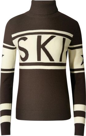 Perfect Moment Schild Roll-neck Merino Wool Sweater - Chocolate - S (UK8-10 / S)