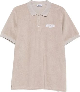 Moschino Polo Shirt - Heren - Polos - Beige - XL - Tops