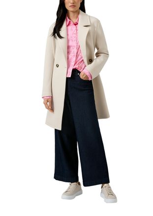 s.Oliver Black Label Weite Jeans S.OLIVER BLACK LABEL, Damen, Gr. 34, N-Gr, blau, Denim/Jeans, Obermaterial: 52% Viskose, 28% Baumwolle, 19% Polyester, 1% Elasthan, unifar