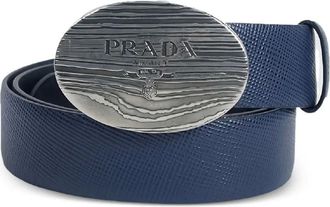 Prada Cintura con fibbia - Blu