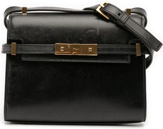 Saint Laurent Pre-owned Verstelbare Flap Bag - Dames - Vintage Schoudertas - Zwart - ONE Size - Vintage