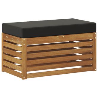 vidaXL Banco De Taburete Exterior Madera De Acacia S&oacute;lida Natural Vidaxl