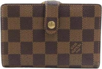 Louis Vuitton Pre-owned Wallets, female, Brown, Size: ONE SIZE Pre-owned Canvas wallets