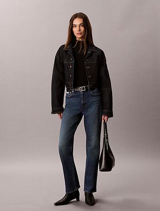 Calvin Klein High Rise Straight Jeans