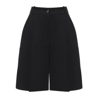 Pinko Long Shorts, female, Black, Size: XS Bryana Bermuda Lino Stretch