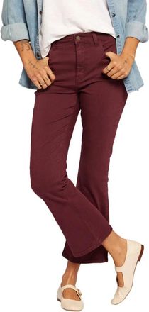 Current Elliott Current/Elliott The Boulevard Jeans Womens Red Denim Bootcut Leg KFC327