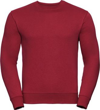 Russell Athletic Russell Heren Set-In Sweatshirt (Klassiek rood)