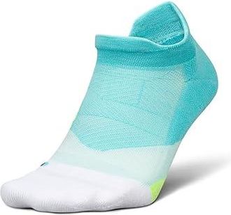 Feetures Elite Light Cushion No Show Tab No Show Socks Shoes Aqua Surf : LG (US Mens Shoe 9-12 - Womens Shoe 10-13), Nylon/Spandex