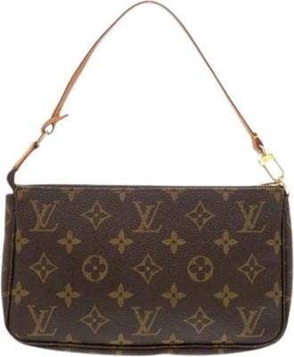 Louis Vuitton Pre-owned Mini Bags, female, Brown, Size: ONE SIZE Pre-owned Pochette Pouch