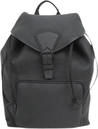 Louis Vuitton Pre-owned Vintage Leren Rugzak - Dames - Vintage Rugzakken - Zwart - ONE Size - Leer - Vintage
