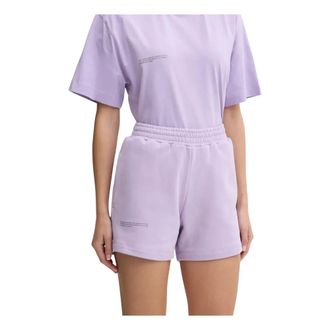 PANGAIA Pangaia - Logo Shorts - Dames - Korte broeken - Paars - Maat: XS Katoen