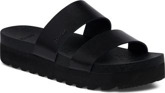 Sanuk Alt-Itude Platform Sandal in Full Black at Nordstrom, Size 10