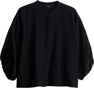 OPUS Dames, Blouses & Shirts, Zwart, Maat: M