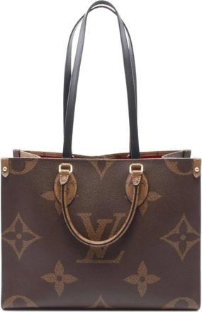 Louis Vuitton Borsa tote OnTheGo MM 2021 - Marrone