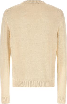 Jil Sander Mens Beige Hemp Cardigan Clothing