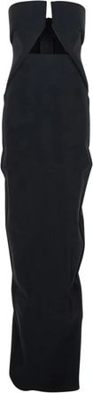 Rick Owens Lange Jurk - Dames - Avondkleed - Zwart - S - Kleedjes