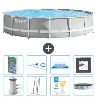 Intex Piscina Prism Frame Redonda - 457x107 Cm - 9-piezas S565