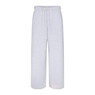 SKIMS Cotton Fleece Classic Straight Leg Pant - Dames - Sweatpants - Grijs - M - Katoen - Broeken