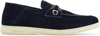 Ferragamo Mens Blue Loafers, US Size 6