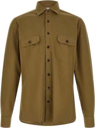 Borriello Hombre, Camisas, Verde, Talla: XL
