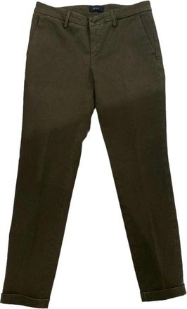 Fay Casual Chinos voor vrouwen - Dames - Chinos - Groen - W30 - Broeken