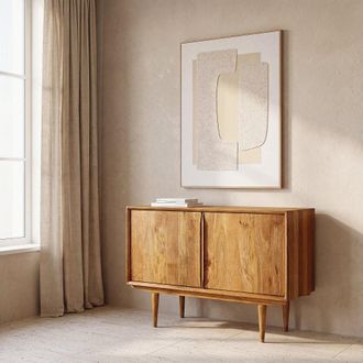 Maisons du monde Aparador de 2 puertas de madera de mango, 120 cm