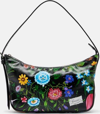 Gucci Bolso al hombro Lady Lunetta Small de lona floral