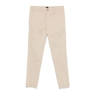 HUGO BOSS Heren, Broeken, Beige, Maat: XL Katoen