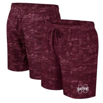 Colosseum Mens Colosseum Maroon Mississippi State Bulldogs Ozark Swim Shorts at Nordstrom, Size Medium
