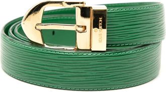 Louis Vuitton Pre-owned Belts, female, Green, Size: ONE SIZE Pre-owned Leather Belt