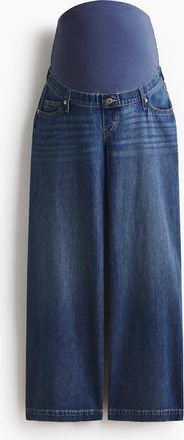 H&M MAMA Wide Jeans - Blue